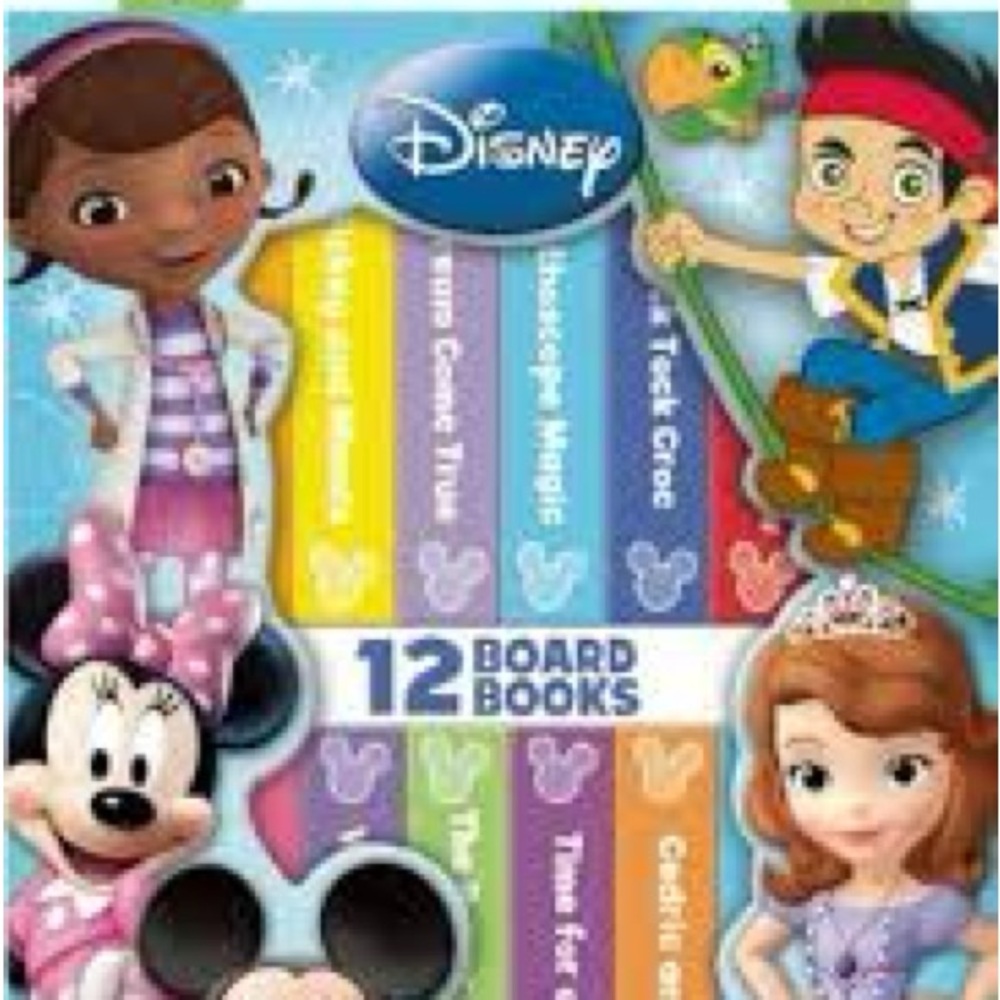 Disney Junior My First Library, 12-book set‎ w/ Carrying Case